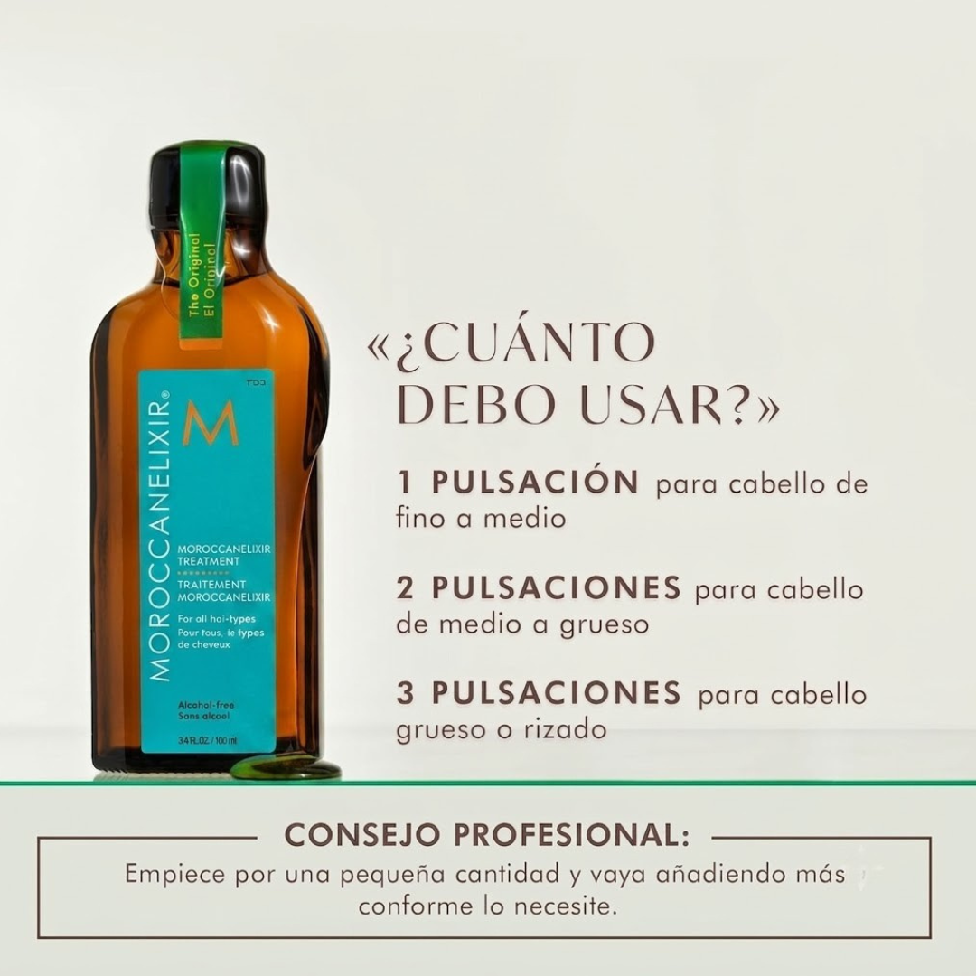 MOROCCANELIXIR (100ML) – TRATAMIENTO CAPILAR DE ACEITE DE ARGÁN ORIGINAL